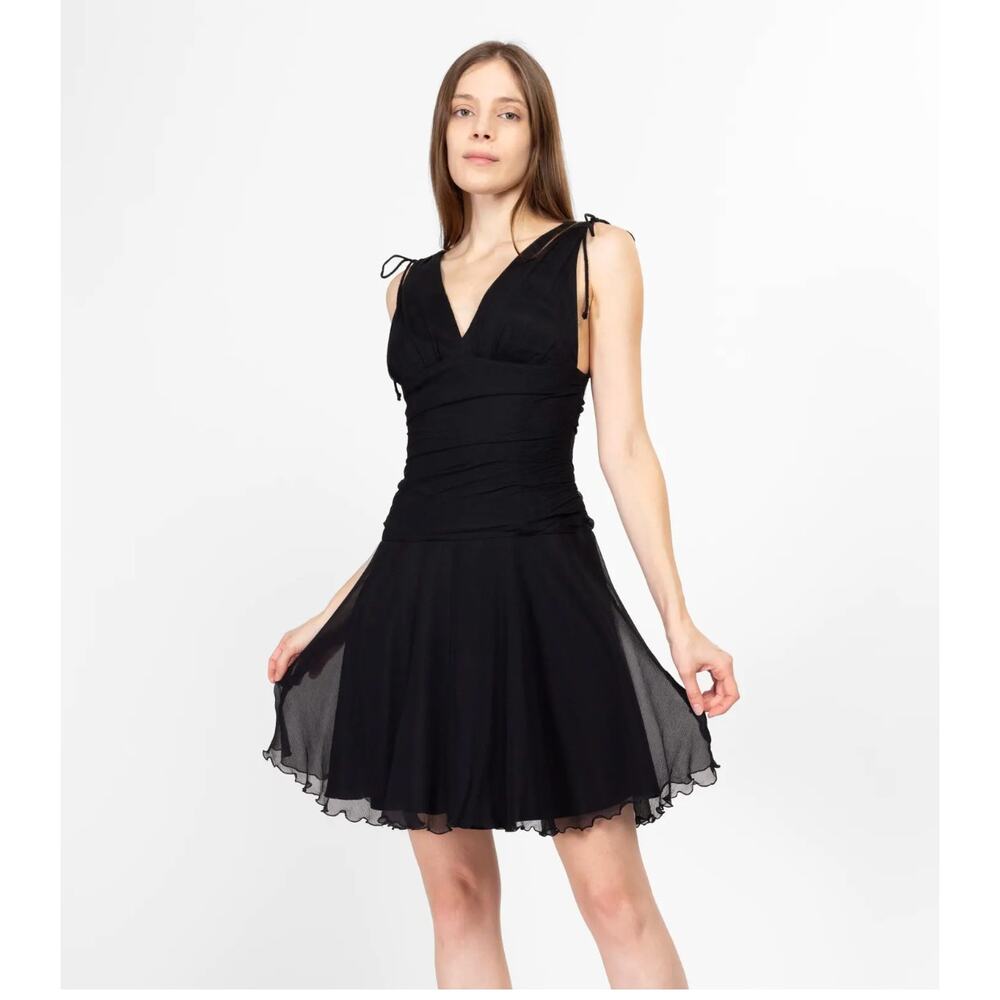 EXPRESS SILK Vintage Mini cocktail party dress size 4